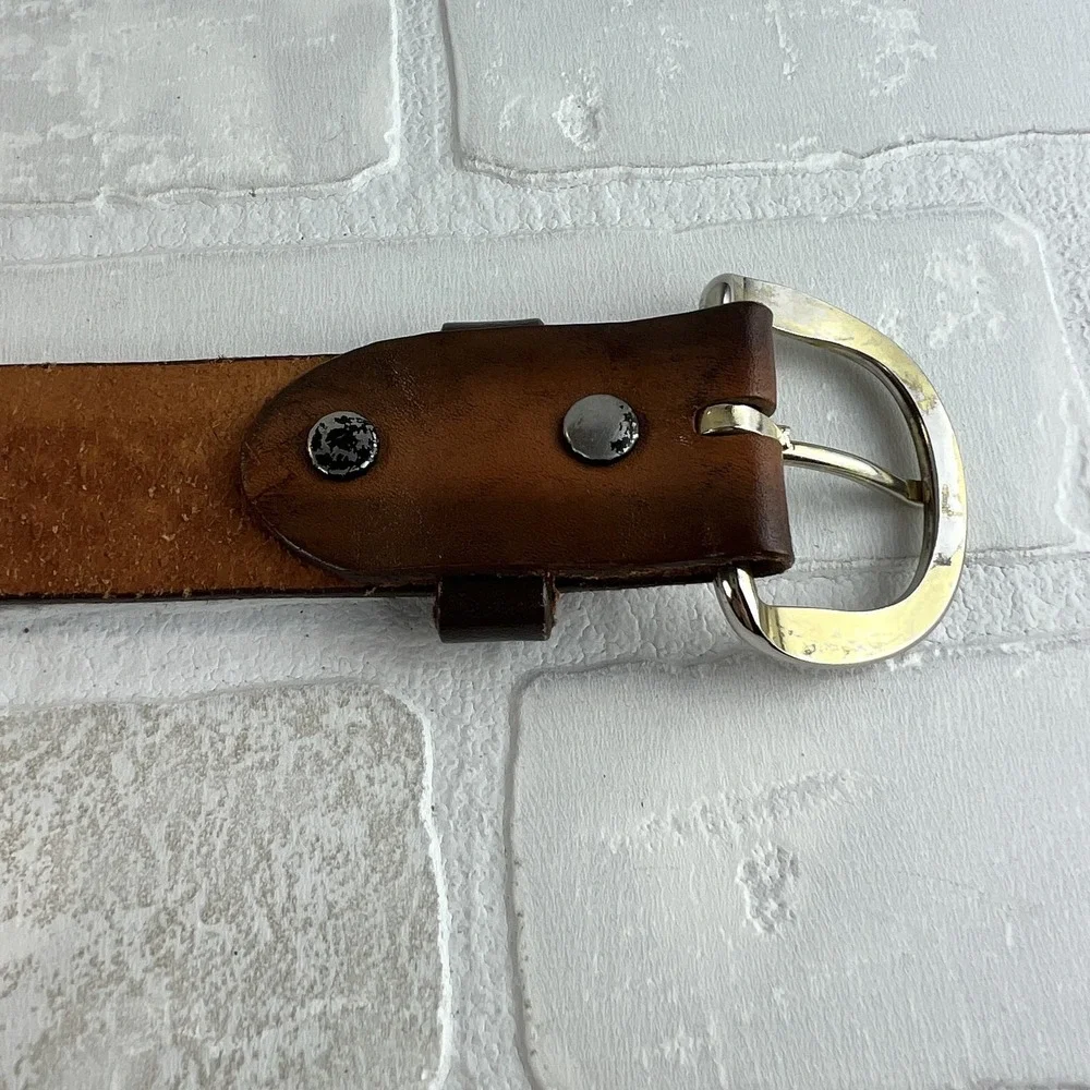 Vintage‎ Brushy Creek Belt Mens 40 Tooled Leather Eagle Western Cowboy USA 90s